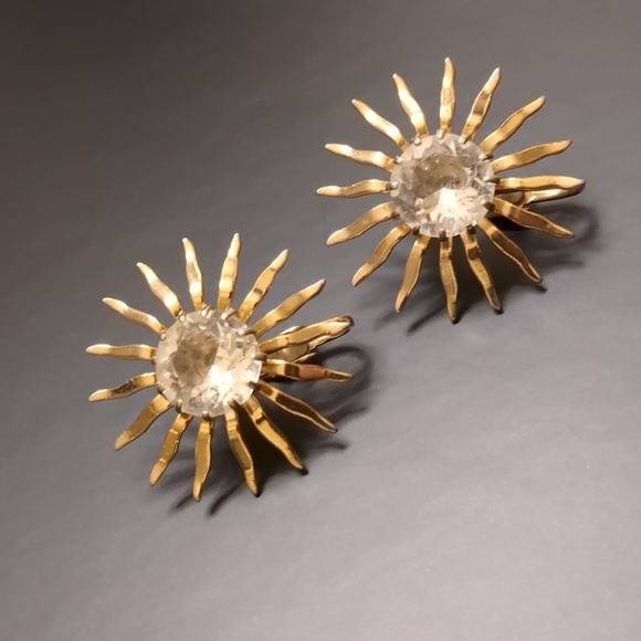 Sarah Coventry Jewelry - RARE COVENTRY SUNBURST EARRINGS